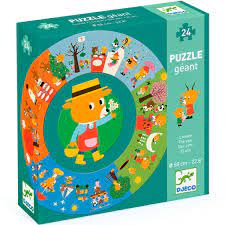 Puzzle gigante el año 24 piezas (DJECO)