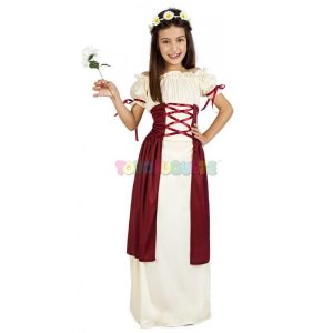 Disfraz Chica Medieval Festival 5-6 años
