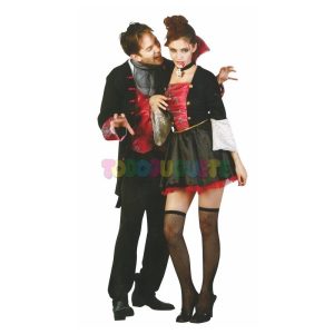 Disfraz vampiresa corto adulto