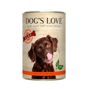 DOG´S LOVE Lata Barf vacuno 400gr.