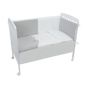 Edredon+Prot.60X120 202 Dolce 20 B/Gris