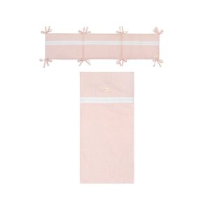 Edredon+Prot.60X120 Provenza B/Rosa