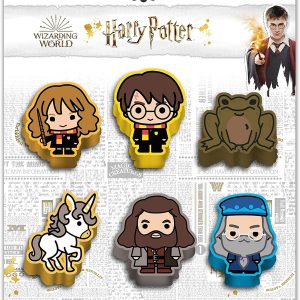 Set Harry Potter 6 Gomas de borrar (KARACTERMANIA)