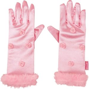 Guantes de Princesa en Rosa Lillifee. Talla Unica Niñas (4-6 años)