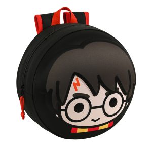 Mochila 3D Redonda Harry Potter 31 x 31 x 10 cm (SAFTA)
