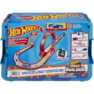 Hot Wheels Track Builder Pack Acrobacias de Fuego (MATTEL)