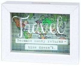 Hucha Madera Mensaje Travel (MOSES)