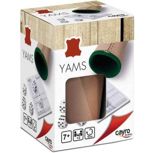 Juego Yams con Cubilete de Cuero (CAYRO)