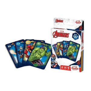 Juego Cartas 4 en 1 Avengers