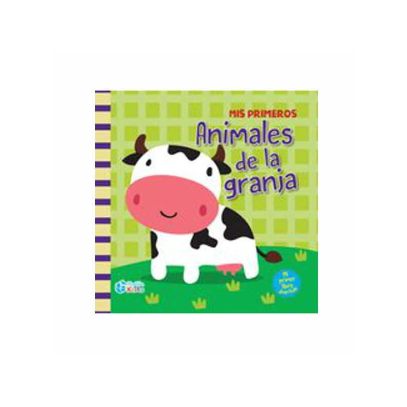 LIBRO DE TELA CON SONAJERO ANIMALES DE LA GRANJA