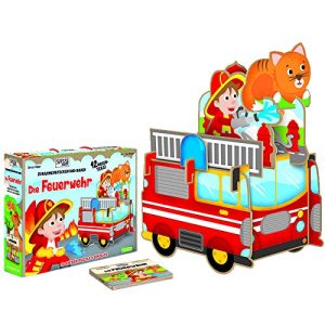 3D-Puzzle – Die Feuerwehr Libro en Alemán (SASSI JUNIOR)