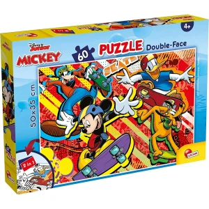 Puzzle Double Face Disney Mickey 60 Piezas (LISCIANI)