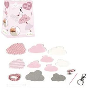 Kit costura crea tu llavero nube (LA NINA)