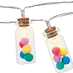 Guirnalda de luces led para interiores 10 frascos 110 cm (MOSES)