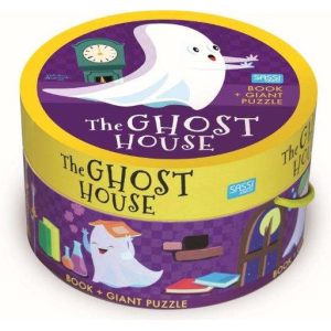 Caja Redonda La Casa Fantasma – Puzzle+Cuento