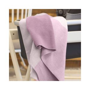 Manta Uppababy de punto rosa