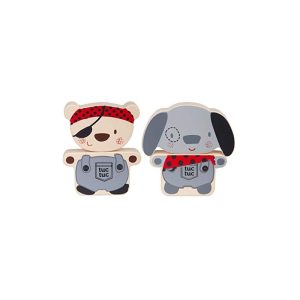 Mascotas Magnéticas 2 und. Osito y Perrito Pirata (TUC TUC)