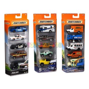 Matchbox Pack 5 Vehículos Surtido
