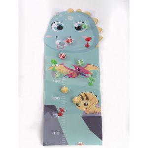 Medidor Dinosaurio 150cm altura Juego Diana Velcro