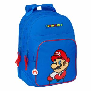 MOCHILA DOBLE SUPER MARIO PLAY 42CM ADAPTABLE