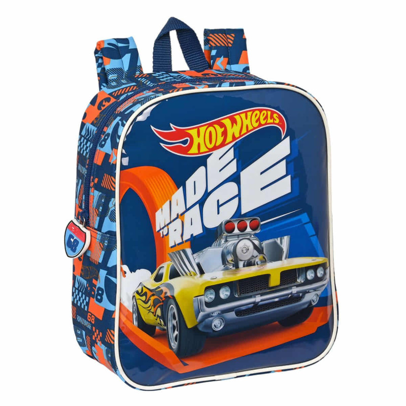 MOCHILA GUARDERIA ADAPTABLE HOT WHEELS SPEED CLUB