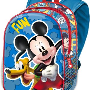 Mochila Mickey Mouse Basic Fun 31 x 39 x 15 cm (KARACTERMANIA)