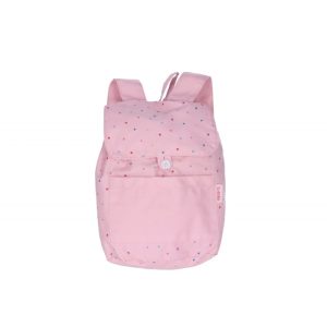 Mochila Pequeña Tela Dots Pink Tutete