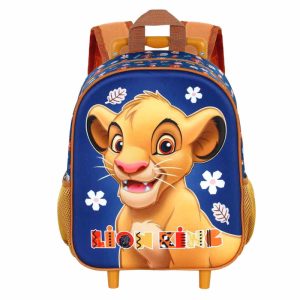 MOCHILA TROLLEY EL REY LEÓN 3D 34CM