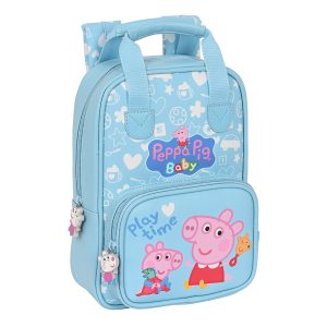 Mochila Infantil Con Asas Peppa Pig «Baby» 20x28x8cm (SAFTA)