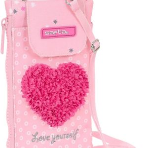 Monedero Portamovil Corazón Multicolor. Col(SAFTA)