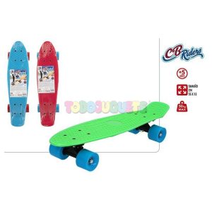 Monopatín plástico 55cm surtido