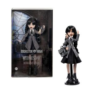 Monster High Wednesday Uniforme Colegio (MATTEL)