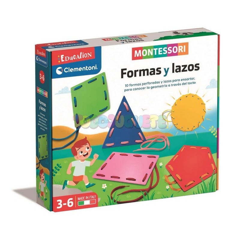 Montessori – Formas y lazos