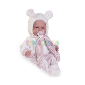 Muñeca Babydoo Palabritas Capota Orejas 50cm Voz