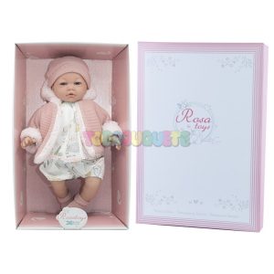 Muñeca Mia 36 Sonidos con Chaqueta Rosa