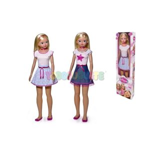 Muñeca Habladora vestido corto surtidas 100 cms