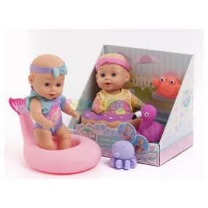 Muñeco 27 cm con flotador y animalitos Dream Sdos