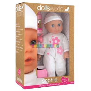 Muñeco blandito 30cm Sophie con orinal y accesorio