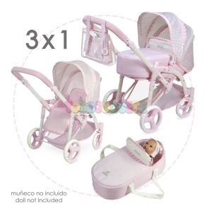Niza Carrito muñeca 3×1 Plegable 75