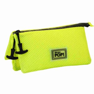 OH MY POP! AMARILLO ESTUCHE PORTATODO TRIPLE MESH