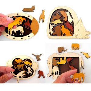 Pack 4 Animal Arrangements