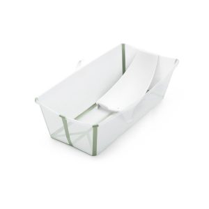 Pack Bañera + Soporte Recién Nacido Verde