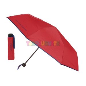 Paraguas Plegable Benetton Love Rojo