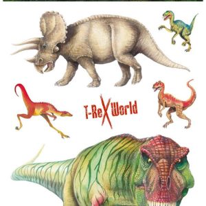 PEGATINAS PARED T-REX WORLD DINOSAURIOS (DIE SPIEGELBURG)