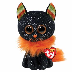 PELUCHE BEANIE BOOS MORTICIA CAT 15CM TY