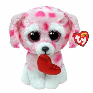 PELUCHE BEANIE BOOS PERRO RORY CORAZÓN 15CM TY
