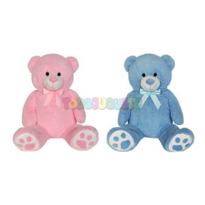 Peluche Oso 100 cm Huellas Rosa o Azul