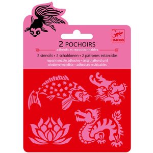 Mini Plantillas para Estarcir Asia (DJECO)