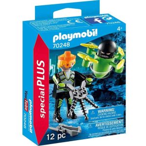 Special Plus Agente con Dron 70248 (PLAYMOBIL)