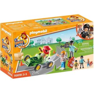 Duck on Call Ayuda al Piloto de Carreras 70919 (PLAYMOBIL)